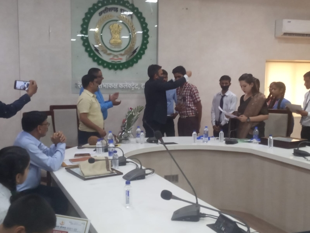PSY Meritorious honor in Raipur Collectorate